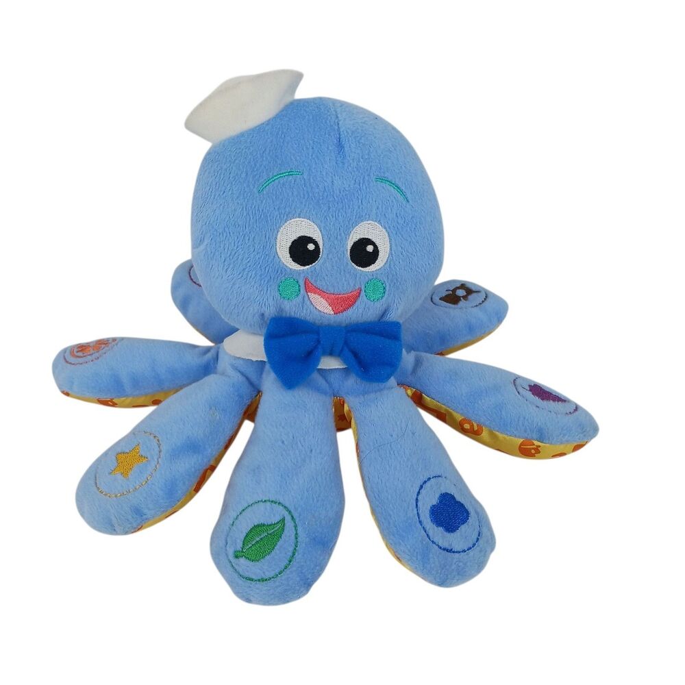 Baby Einstein Octoplush Musical 9" Octopus Stuffed Plush Toy Works See Video